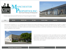 Tablet Screenshot of manchesterproperties.ca
